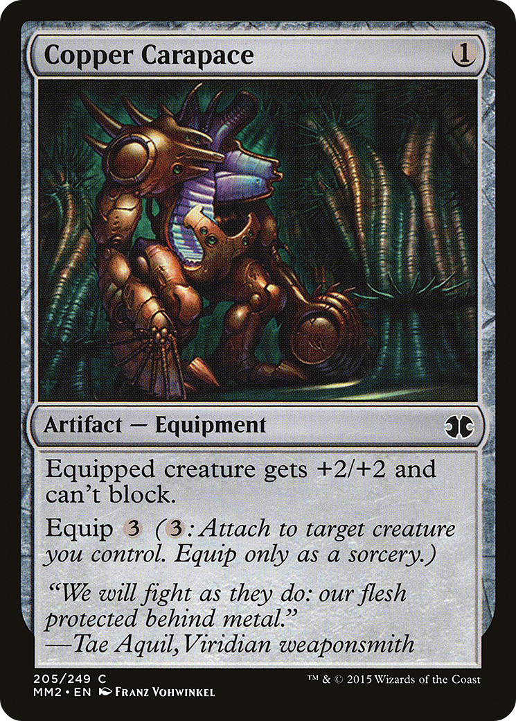 Copper Carapace (MM2-205) (Foil)