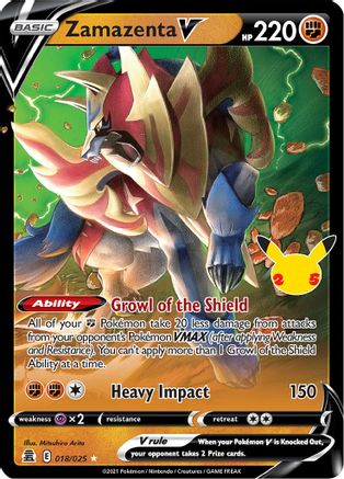 Zamazenta V (CEL-018) (Holofoil)