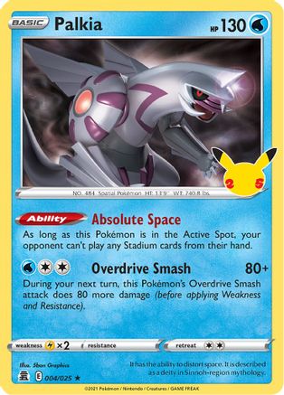 Palkia (CEL-004) (Holofoil)