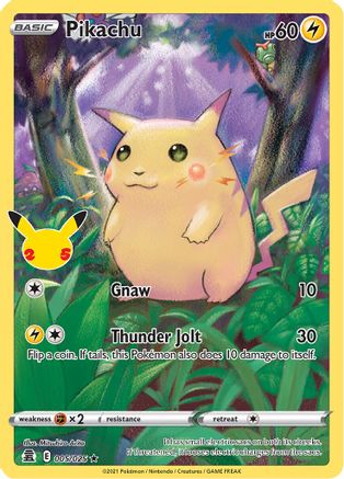 Pikachu (CEL-005) (Holofoil)