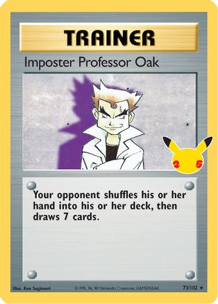 Imposter Professor Oak (CCC-073) (Holofoil)