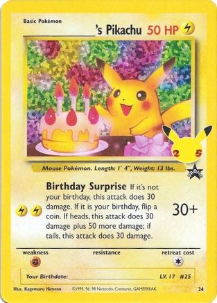 ______'s Pikachu (CCC-024) (Holofoil)