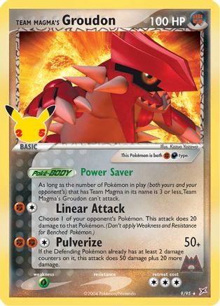 Team Magma's Groudon (CCC-009) (Holofoil)