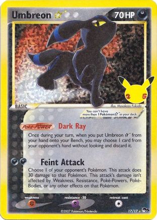 Umbreon Star (CCC-017) (Holofoil)