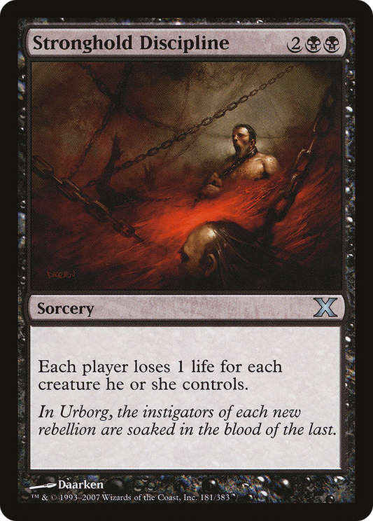 Stronghold Discipline (10E-181) (Foil)