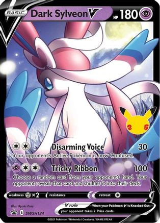 Dark Sylveon V (SSP-SWSH134) (Holofoil)