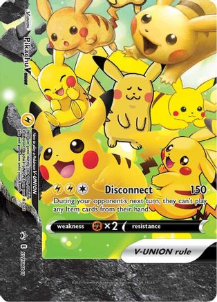 Pikachu V-Union (SSP-SWSH141) (Holofoil)