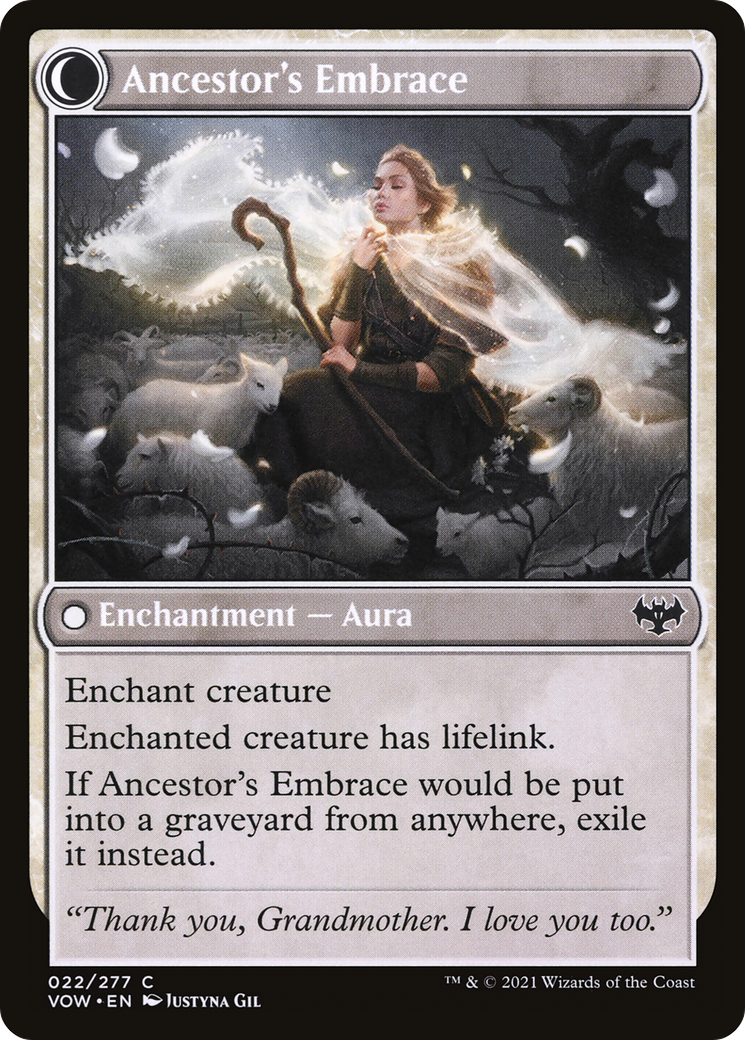 Kindly Ancestor // Ancestor's Embrace (VOW-022) (Foil)