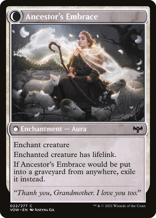 Kindly Ancestor // Ancestor's Embrace (VOW-022) (Foil)