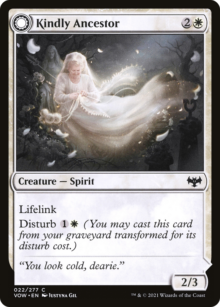 Kindly Ancestor // Ancestor's Embrace (VOW-022) (Foil)