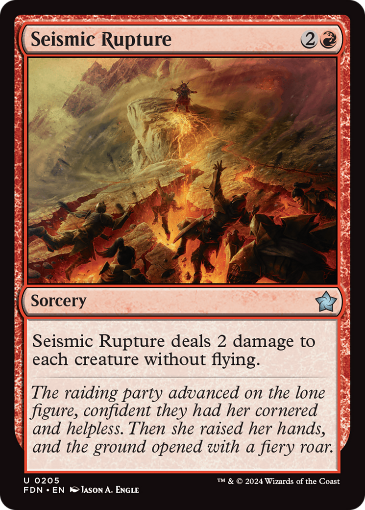 Seismic Rupture (FDN-205) (Foil)