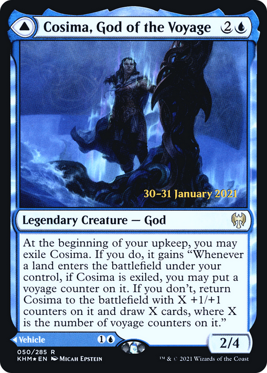 Cosima, God of the Voyage // The Omenkeel (PRE-50S) (Foil)