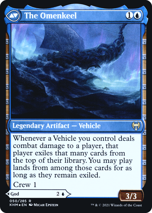 Cosima, God of the Voyage // The Omenkeel (PRE-50S) (Foil)