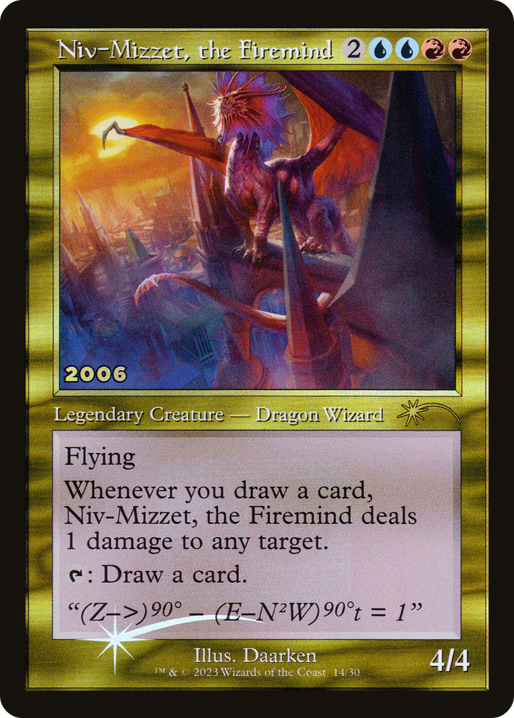 Niv-Mizzet, the Firemind (30A-P-014) (Foil)