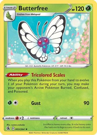 Butterfree (FST-003) (Holofoil)