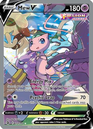 Mew V (Alternate Full Art) (FST-251) (Holofoil)