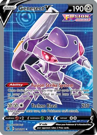Genesect V (Full Art) (FST-254) (Holofoil)