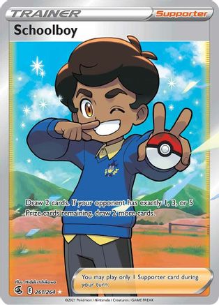Schoolboy (Full Art) (FST-261) (Holofoil)