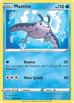 Mantine (FST-061) (Reverse Holofoil)