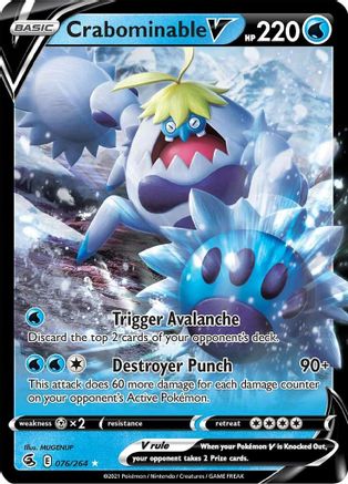 Crabominable V (FST-076) (Holofoil)