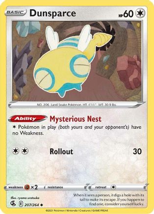 Dunsparce (FST-207) (Reverse Holofoil)