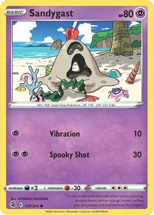 Sandygast (FST-125) (Reverse Holofoil)
