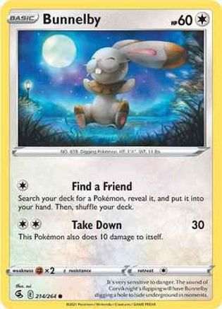 Bunnelby (FST-214) (Reverse Holofoil)