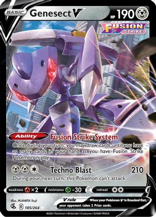 Genesect V (FST-185) (Holofoil)