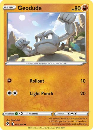 Geodude (FST-135) (Reverse Holofoil)
