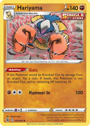 Hariyama (FST-143) (Reverse Holofoil)