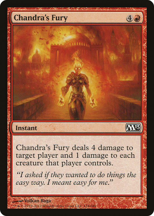 Chandra's Fury (M13-124) (Foil)