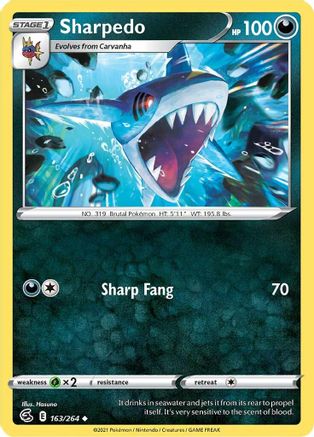 Sharpedo (FST-163) (Reverse Holofoil)