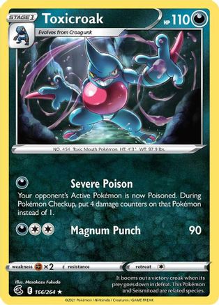 Toxicroak (FST-166) (Reverse Holofoil)