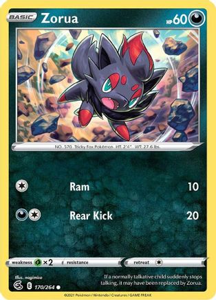 Zorua (FST-170) (Reverse Holofoil)