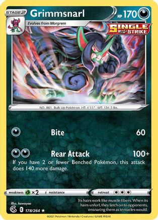 Grimmsnarl (FST-178) (Reverse Holofoil)