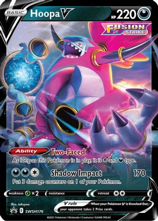 Hoopa V (SSP-SWSH176) (Holofoil)