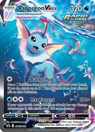 Vaporeon VMAX (SSP-SWSH182) (Holofoil)