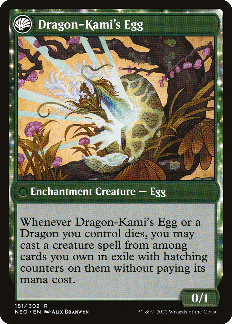 The Dragon-Kami Reborn // Dragon-Kami's Egg (NEO-181)