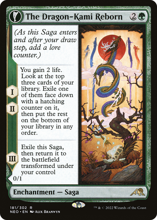 The Dragon-Kami Reborn // Dragon-Kami's Egg (NEO-181) (Foil)