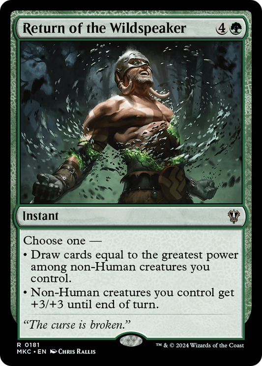 Return of the Wildspeaker (MKC-181)