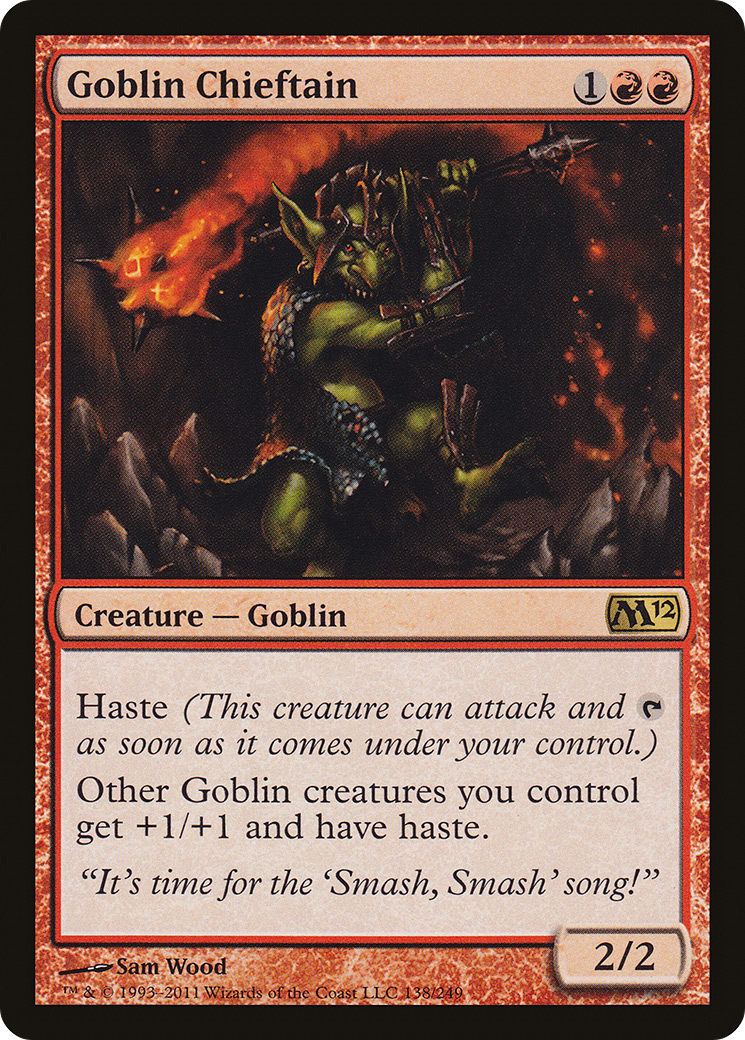 Goblin Chieftain (M12-138) (Foil)