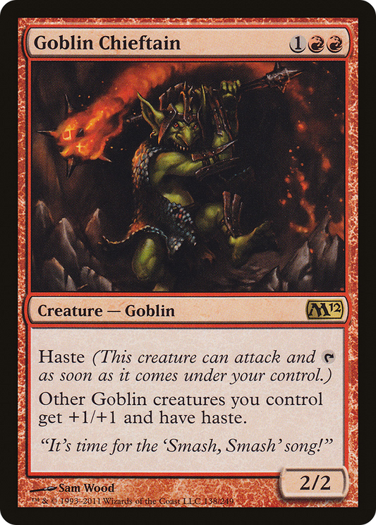 Goblin Chieftain (M12-138) (Foil)
