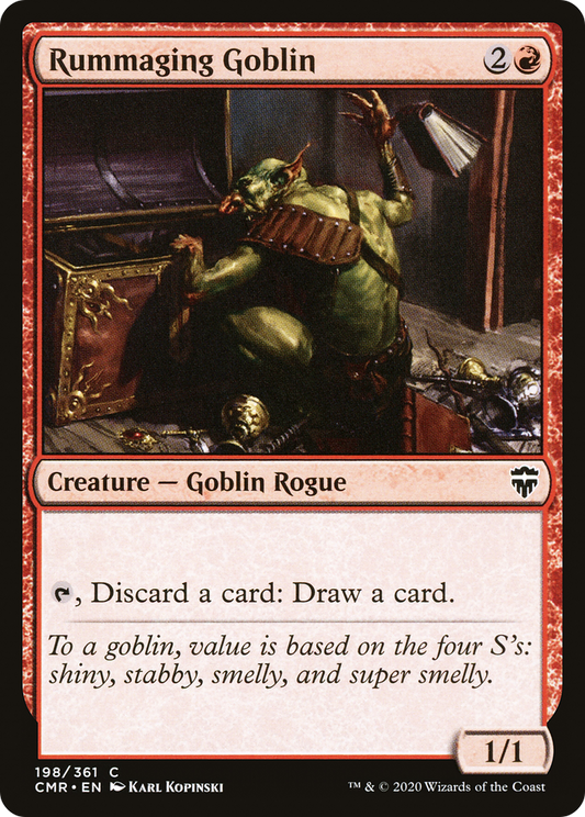 Rummaging Goblin (CMR-198) (Foil)
