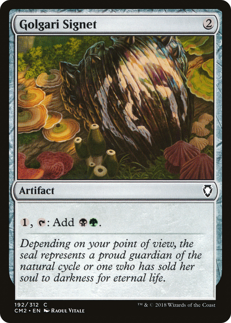 Golgari Signet (CM2-192)