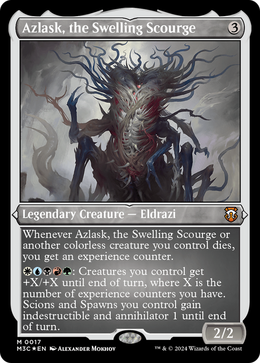Azlask, the Swelling Scourge (M3C-017) (Etched Foil)