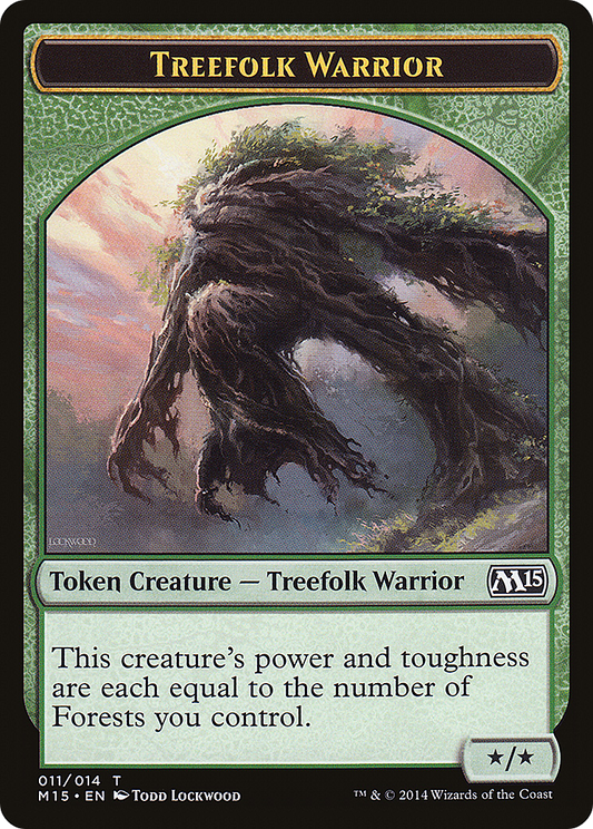 Treefolk Warrior Token (M15-011)