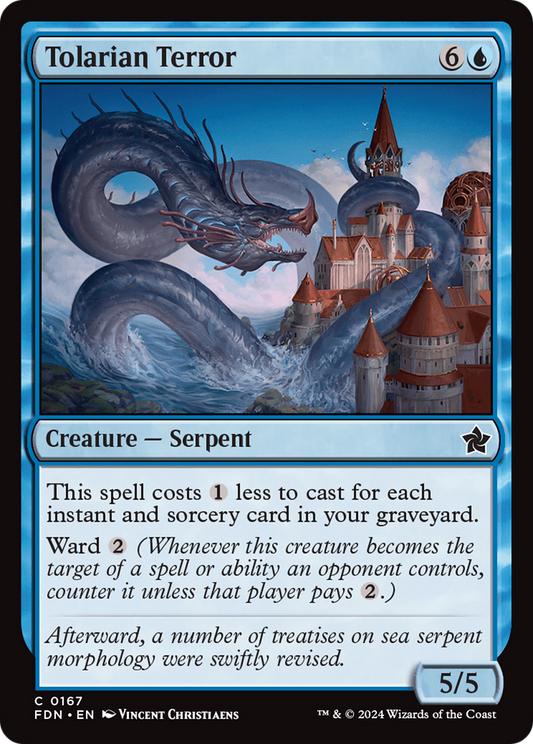 Tolarian Terror (FDN-167) (Foil)