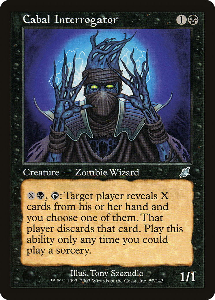 Cabal Interrogator (SCG-057) (Foil)