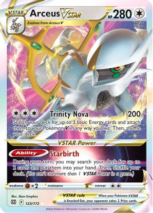 Arceus VSTAR (BRS-123) (Holofoil)