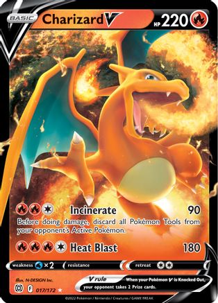 Charizard V (BRS-017) (Holofoil)